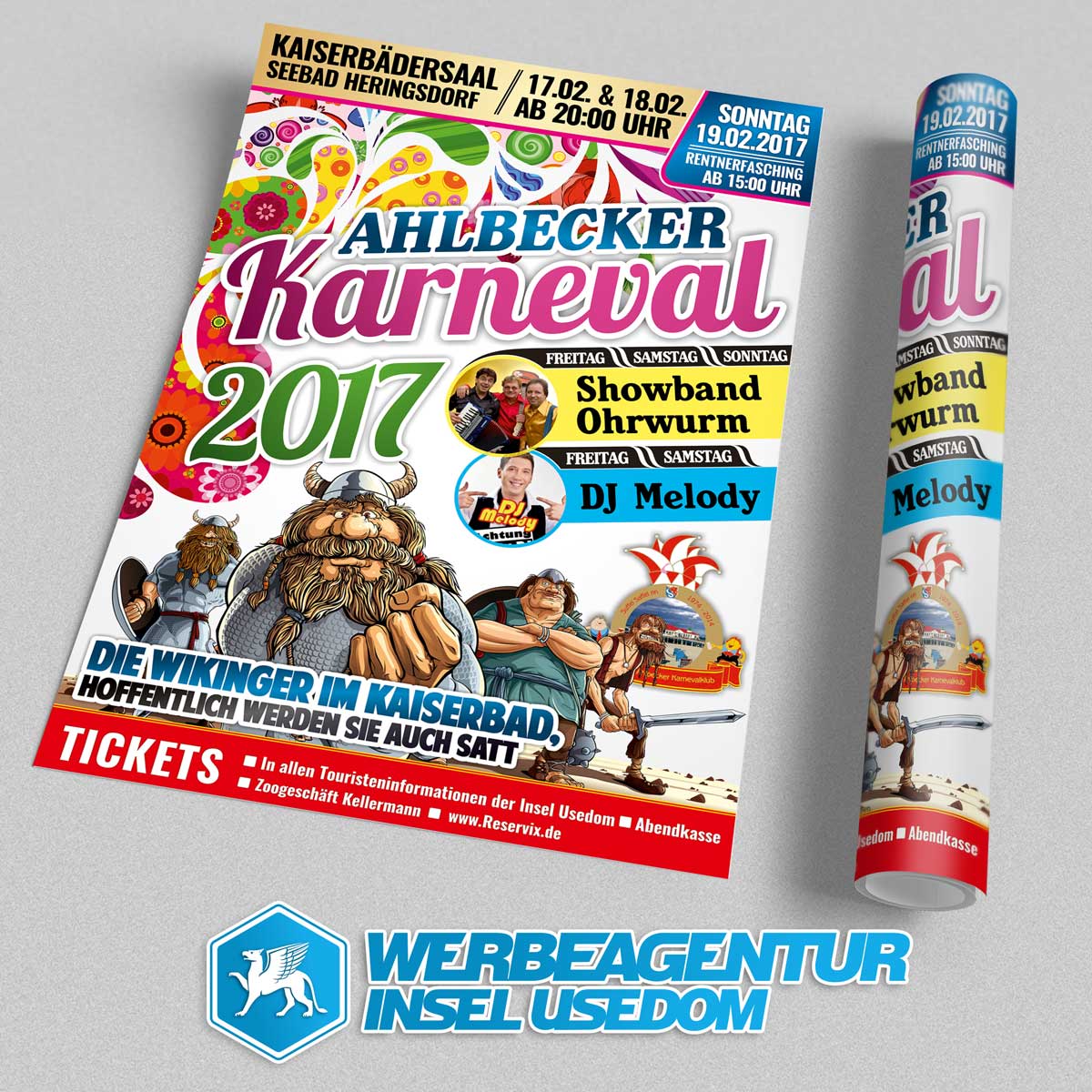 Plakat Ahlbecker Karneval 2017